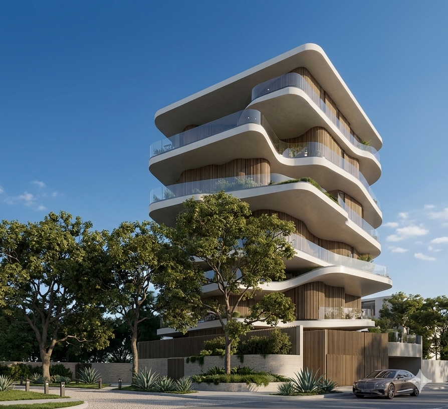 Empreendimento residencial contemporâneo